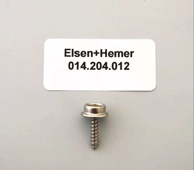 Druckknopfunterteil, 16mm lang