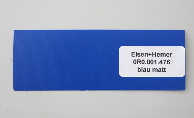 PVC-Planstoff, blau