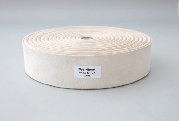 Elast. weiss 70 mm breit