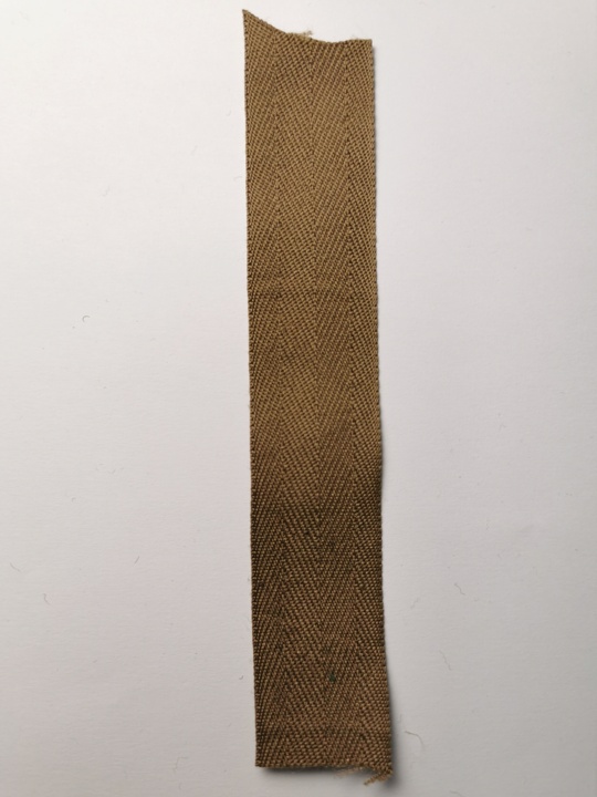 Einfassband Textil dkl. beige 32mm
