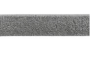 Flauschband grau 30 mm