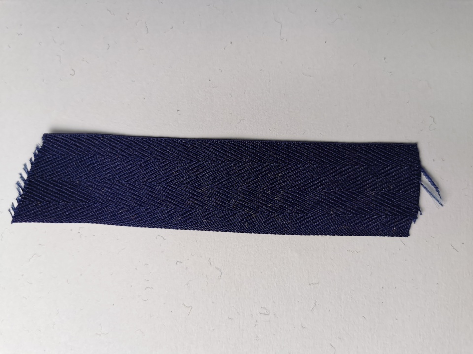 Einfassband Textil navy 32mm