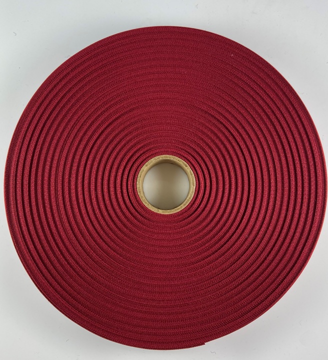 Einfassband Textil rot 32mm
