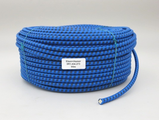 Gummiseil blau 10 mm