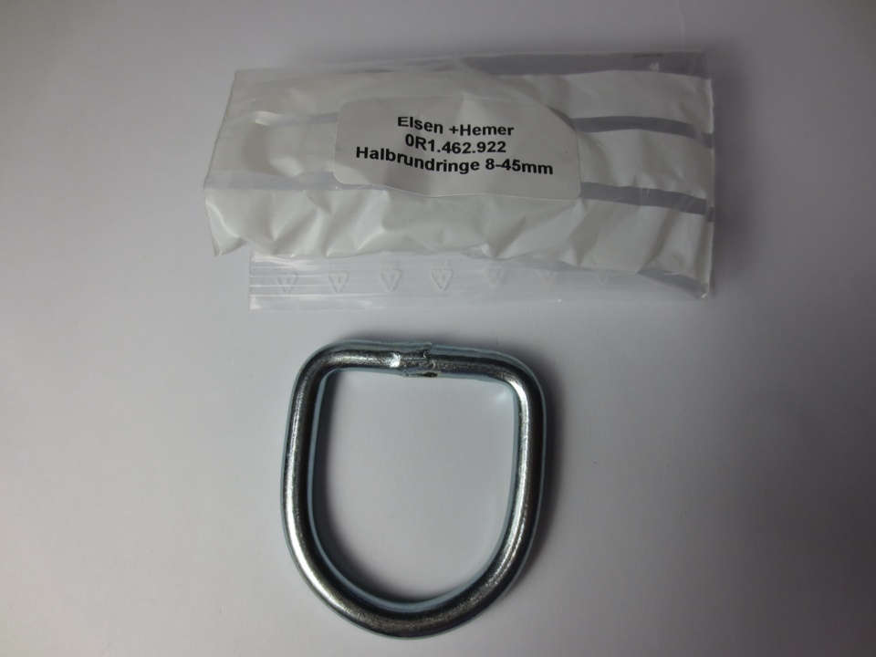 Halbrundringe 8/45 mm