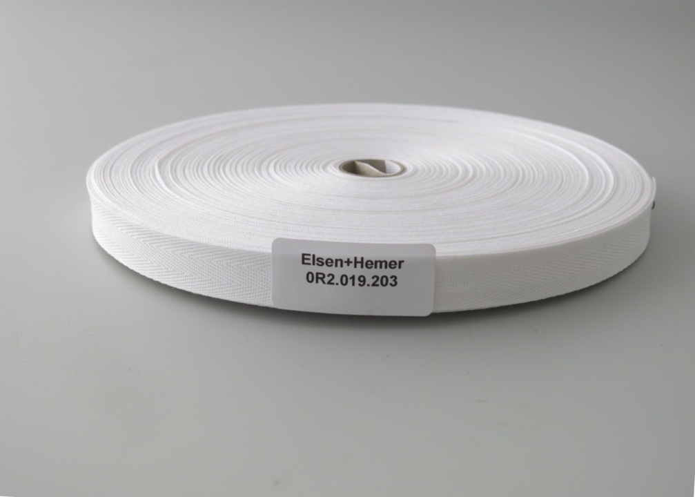 Band weiß , 20 mm breit,