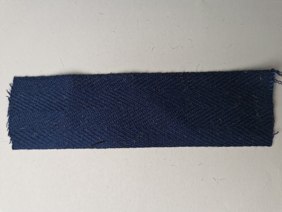 Einfassband Baumwolle blau