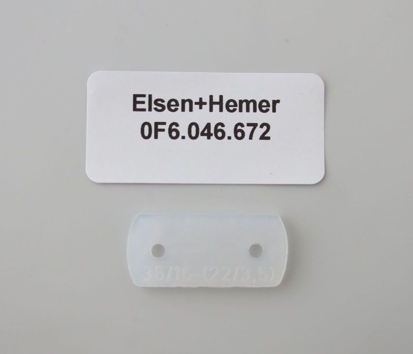 Nietunterlagen 22 mm Lochabst.