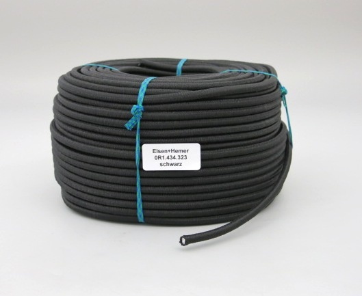 Gummiseil schwarz 8 mm