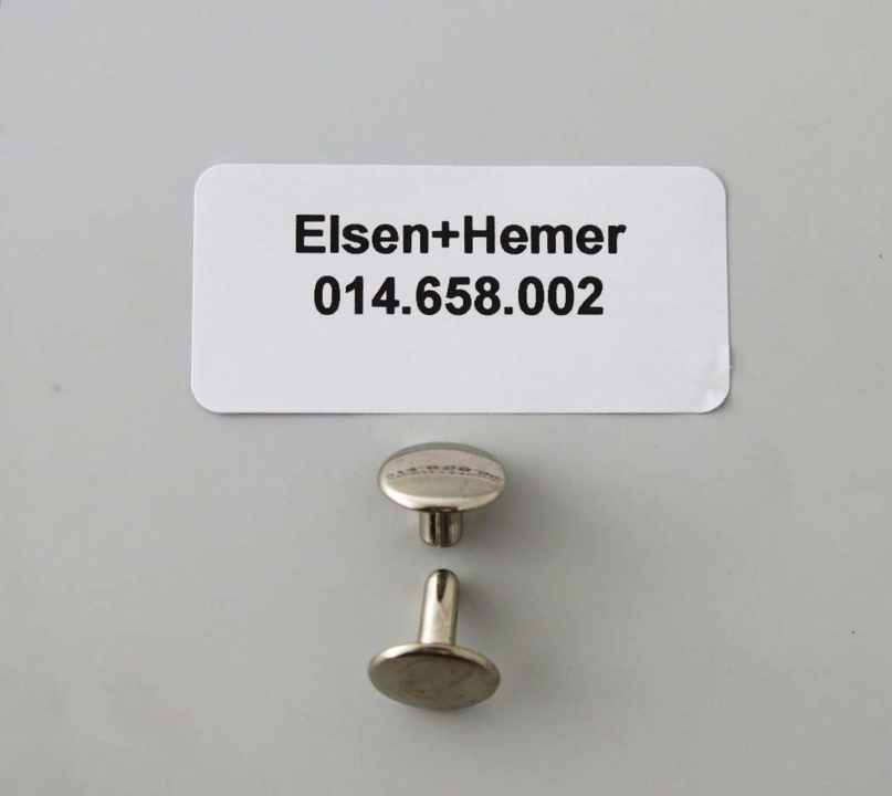 Hohlnieten,Messing vernickelt