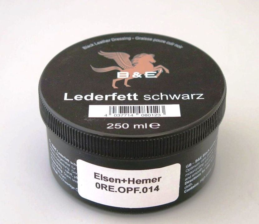 Lederfett schwarz