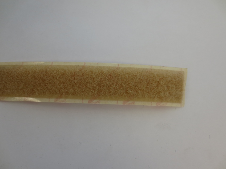 Flauschband, beige 20 mm SK