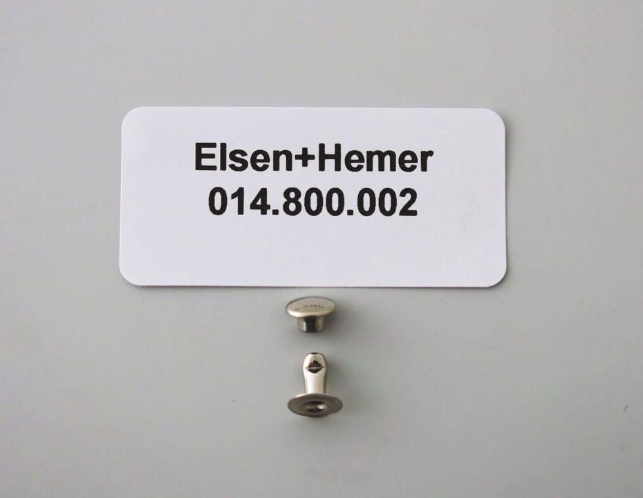 Hohlnieten, Eisen vernickelt