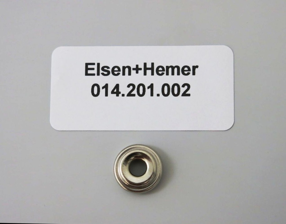 Federöse zu Druckknopf