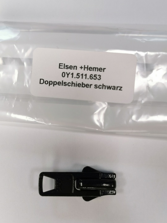 Doppelschieber schwarz