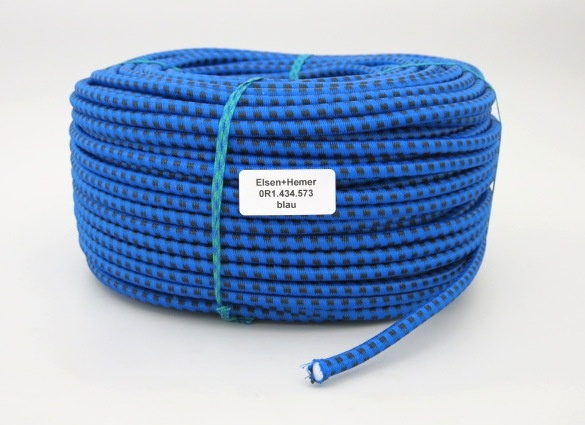 Gummiseil blau 9 mm