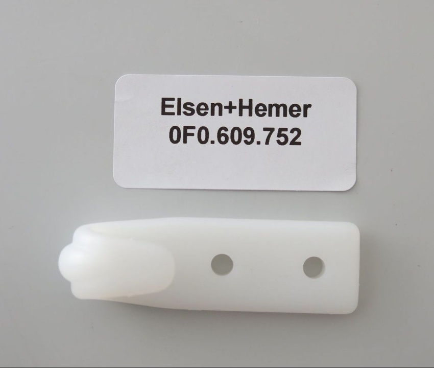 Planhaken weiss 2 Loch