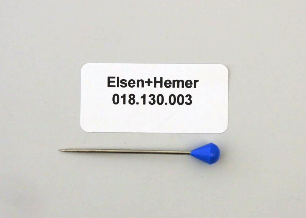 Anstecker mit Plastikkopf