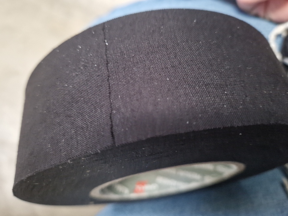 Nahtschliessband, schwarz G71