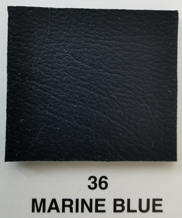 Kunstleder Marine Blau