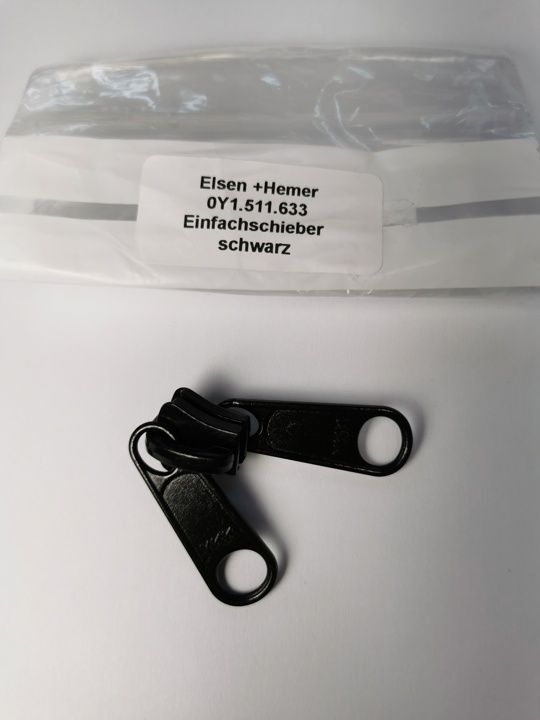 Einfachschieber schwarz
