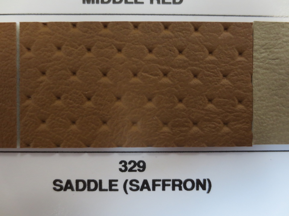 Kunstleder MB  perf. saffron