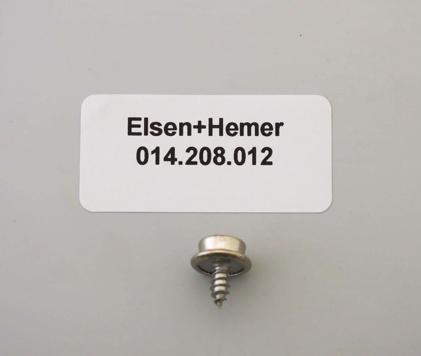 Druckknopfunterteil, 10mm lang